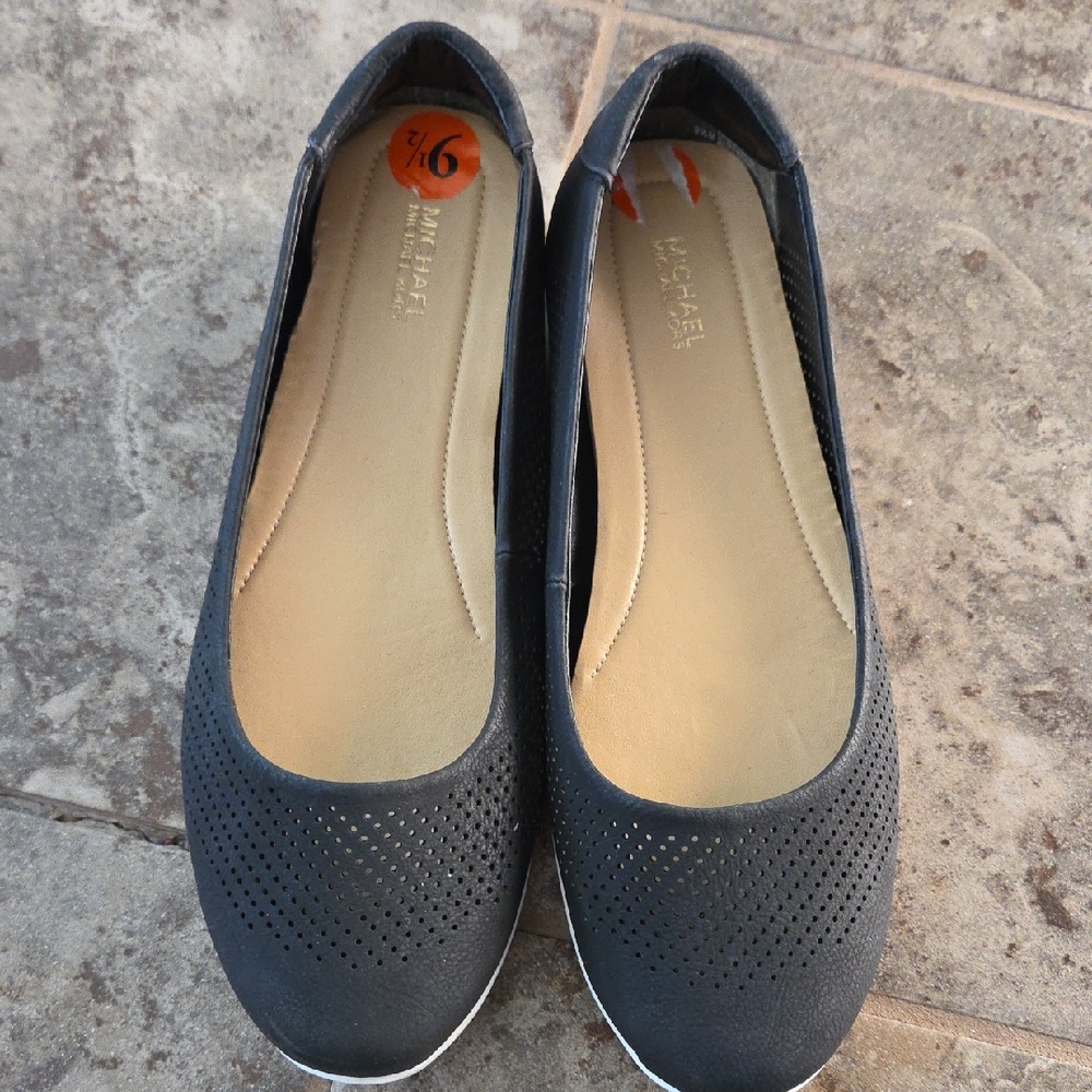 Michael Kors Women's Navy Perforated Flats